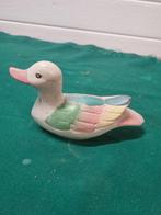 Beeld eend van hout gekleurd, Ophalen of Verzenden