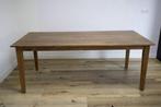 Massief teakhouten eettafel, nieuw, Huis en Inrichting, Tafels | Eettafels, Ophalen, Stoer, Teakhout, Nieuw