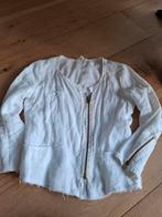 Vanilia Linnen Blazer Jasje XS/34, Vanilia, Wit, Ophalen of Verzenden, Jasje