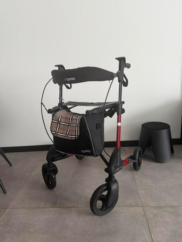 Opvouwbare inklapbare lichtgewicht rollator Topro Troja, Diversen, Rollators, Zo goed als nieuw, Lichtgewicht, Ophalen of Verzenden
