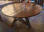 Originele antieke tilt top table klaptafel 119 cm doorsnee, Antiek en Kunst, Ophalen