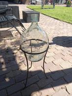 glazen fles 10 liter op metalen standaard, Ophalen