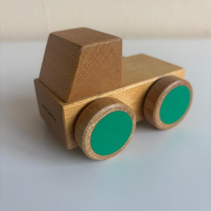 Houten speelgoedauto merk Fagus, Kinderen en Baby's, Speelgoed | Houten speelgoed, Zo goed als nieuw, Duw- of Trekspeelgoed, Ophalen