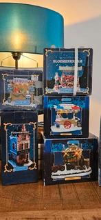 diverse typisch hollands blauwe serie kersthuisjes, Diversen, Ophalen, Zo goed als nieuw