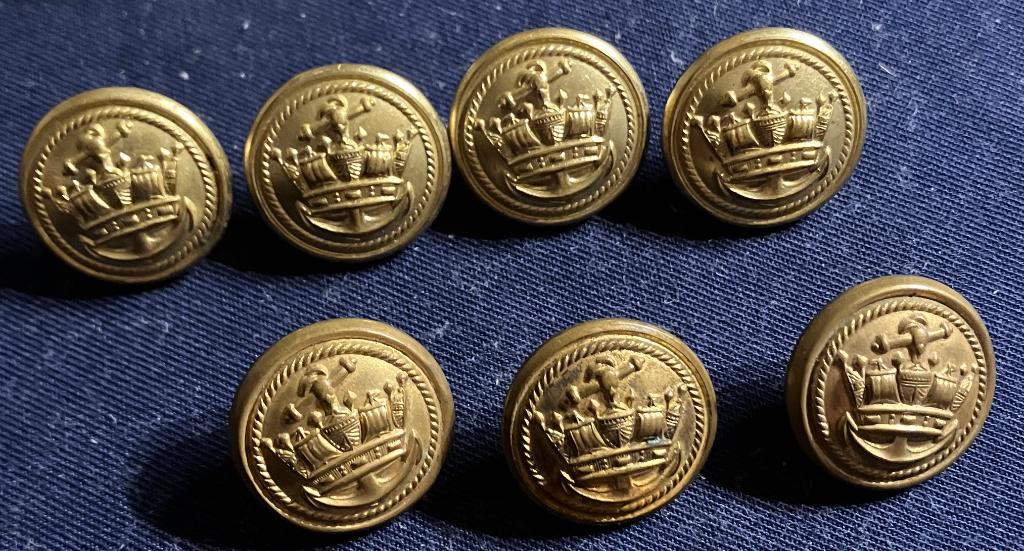 Diverse vintage uniformknopen, Ophalen, Overige soorten, Overige gebieden, Overige typen