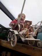 Oude Vintage Poppenwagen met Poppen, Ophalen, Gebruikt, Overige typen