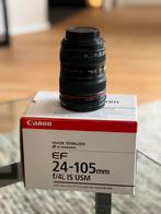 Canon EF 24-105 1:4 L IS USM, Audio, Tv en Foto, Fotografie | Lenzen en Objectieven, Ophalen of Verzenden, Zo goed als nieuw, Standaardlens