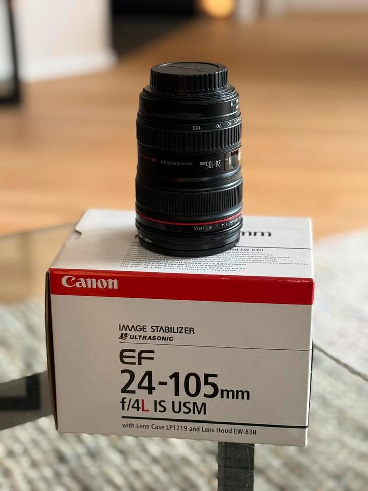 Canon EF 24-105 1:4 L IS USM, Audio, Tv en Foto, Fotografie | Lenzen en Objectieven, Zo goed als nieuw, Standaardlens, Zoom, Ophalen of Verzenden