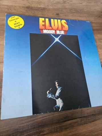 Lp vinyl Elvis - Moody blue beschikbaar voor biedingen