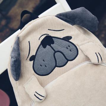 Hond rugtas (dames heren tas vrouwen mode dieren schooltas) beschikbaar voor biedingen