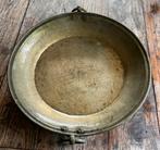 Oude Grote Zilver kleurige metalen Schaal/Dienblad, Ophalen of Verzenden