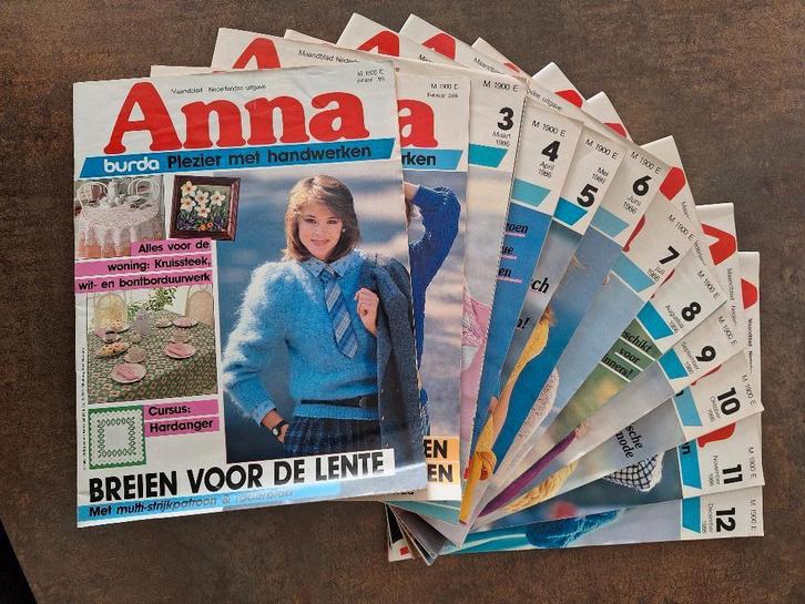 Anna Burda plezier met handwerken jaargang 1986, Boeken, Hobby en Vrije tijd, Zo goed als nieuw, Breien en Haken, Ophalen of Verzenden