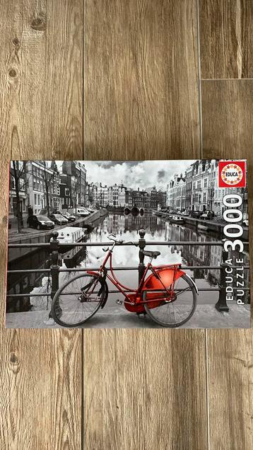 Puzzel Amsterdamse gracht 3000 stukjes beschikbaar voor biedingen