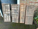 Oude letterbakken, Huis en Inrichting, Ophalen, Gebruikt