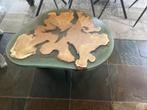 Epoxy salontafel inclusief onderstel, Ophalen, Overige materialen, Nieuw, 50 tot 100 cm