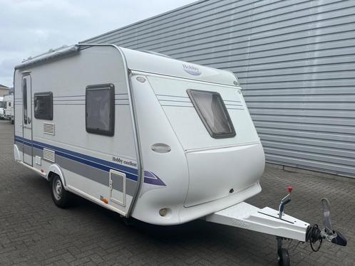Hobby Excellent 410 sfe VERKOCHT, Caravans en Kamperen, Caravans, Bedrijf, tot en met 4, 750 - 1000 kg, Hobby, Kachel, Koelkast