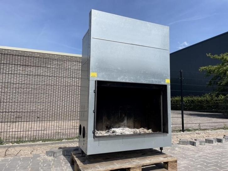 Kalfire W100/61F Houtkachel, Huis en Inrichting, Kachels, Gebruikt, Inbouw, Houtkachel, Hout, Ophalen