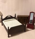Poppenhuis slaapkamer meubeltjes 1:12, Verzamelen, Poppenhuizen en Toebehoren, Ophalen of Verzenden, Zo goed als nieuw, Poppenhuis