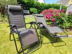campingstoelen / ligstoelen, Tuin en Terras, Tuinstoelen, Ophalen, Gebruikt, Aluminium, Verstelbaar