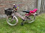 Meisjesfiets met mand 16 inch, Ophalen, Gebruikt, 16 tot 20 inch