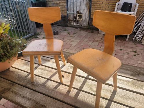 Kleuterstoeltje Schilte 2x. Mooi stevig!, Huis en Inrichting, Stoelen, Gebruikt, Twee, Ophalen