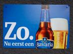 Bavaria 20x30 cm Reclamebord, Verzamelen, Biermerken, Ophalen of Verzenden, Nieuw, Reclamebord, Plaat of Schild, Bavaria