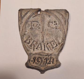 Trotseerloodje, traceerloodje. Brakel. beschikbaar voor biedingen