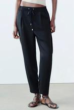 Zara zwarte losse pantalon elastieken band, harem model, S/M, Ophalen of Verzenden, Zo goed als nieuw, Maat 36 (S), Lang