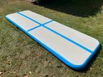 vidaXL Gymnastiekmat met pomp 300x100x15 cm PVC blauw, Sport en Fitness, Turnen, Ophalen, Blauw, Overige typen, Maat 36 t/m 42