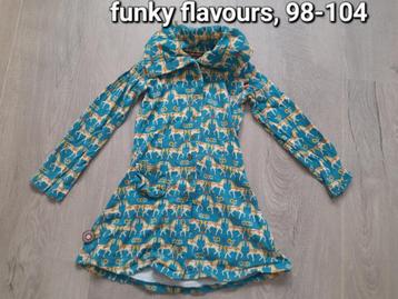 Jurk funky flavours meisje maat 98-104 beschikbaar voor biedingen