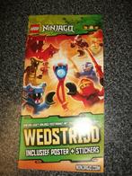 LEGO Ninjago wedstrijd flyer met velletje Ninjago stickers, Verzenden, Gebruikt, Lego