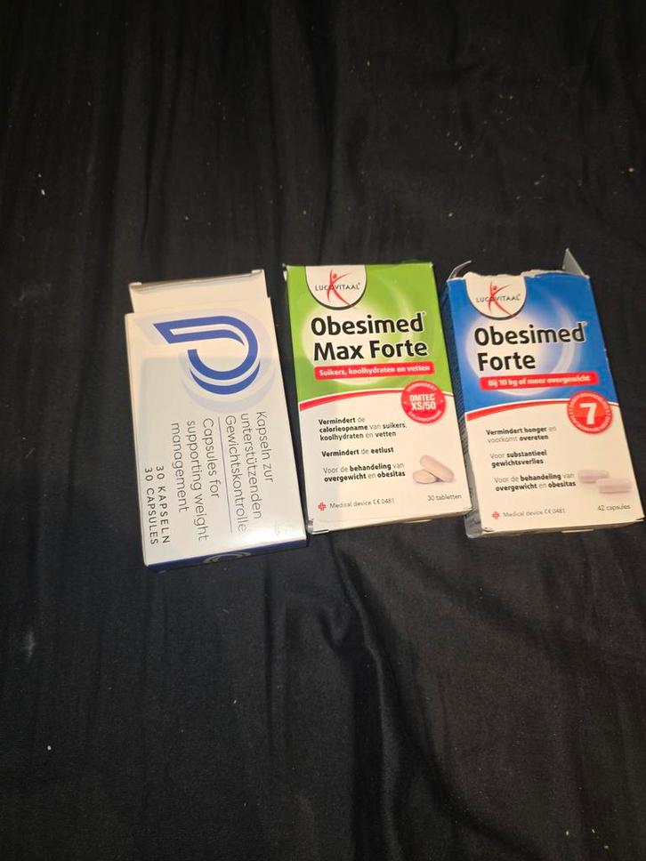 Afslankpillen Obesimed Forte & Max Forte, Sport en Fitness, Fitnessmaterialen, Gebruikt, Overige typen, Ophalen of Verzenden