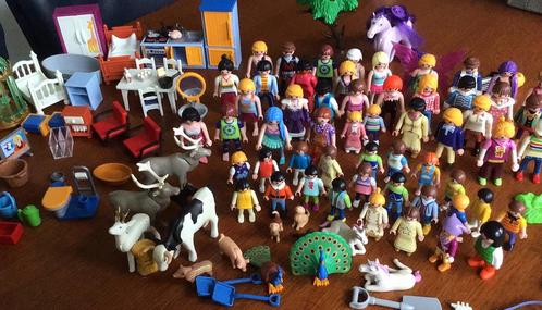 verzameling vintage Playmobil Poppetjes, dieren en allerlei., Verzamelen, Poppetjes en Figuurtjes, Gebruikt, Ophalen of Verzenden