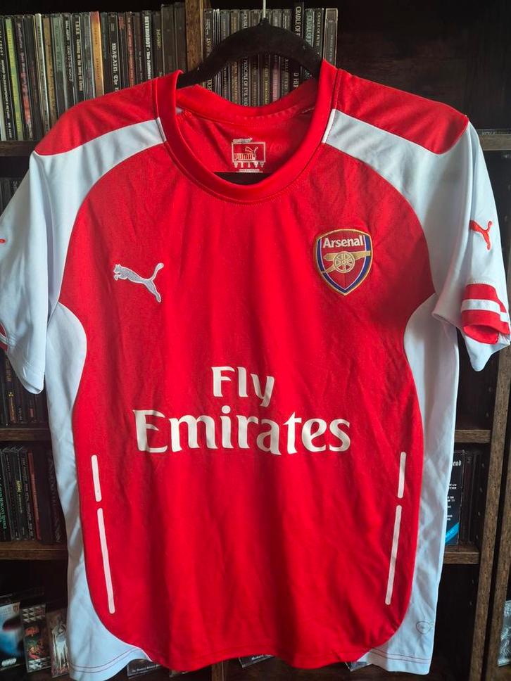 Vintage Arsenal Voetbaltenue 2014-2015 Puma - Maat S, Kleding | Heren, Overige Herenkleding, Gedragen, Ophalen of Verzenden