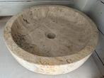 KOOPJE! Travertin wastafel | natuursteen massief | Nieuw, Ophalen, Minder dan 50 cm, Nieuw, Minder dan 25 cm