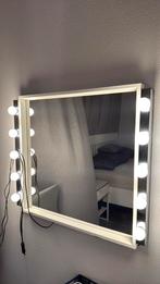 IKEA Spiegel met lampjes, Huis en Inrichting, Woonaccessoires | Spiegels, Ophalen, Vierkant, Zo goed als nieuw, Minder dan 100 cm