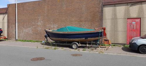 Loodsjol, Watersport en Boten, Sloepen, Gebruikt, Tot 10 pk, 6 meter of meer, Binnenboordmotor, Diesel, Hout, Ophalen