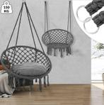 Hangstoel swing antraciet 80x60x140cm GRATIS BEZORGD!, Overige kleuren, Verzenden, Overige materialen, Nieuw