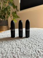 3x gebruikte Mac lipstick whirl, velvet teddy en nog 1, Ophalen of Verzenden, Zo goed als nieuw, Lippen