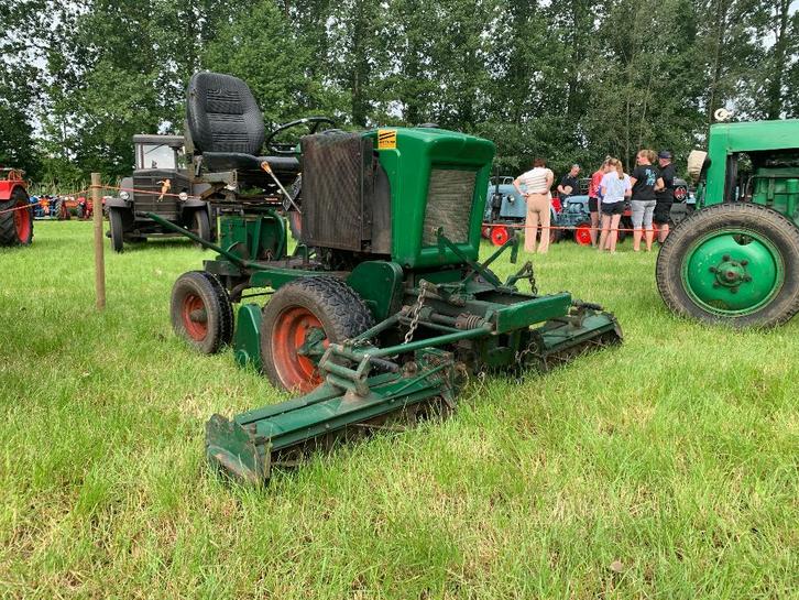 Ransomes Triple MK 4 kooimaaier, Tuin en Terras, Grasmaaiers, Gebruikt, Handgrasmaaier, 50 cm of meer, Kooimesmaaier, Elektrische starter