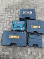 Diverse gereedschapboxen leeg De walt bosch, Ophalen of Verzenden, Zo goed als nieuw