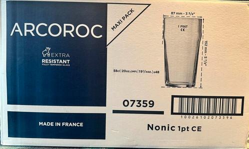 Partij stapelbare bierglazen Arcoroc 58cl 266 stuks (07359), Verzamelen, Glas en Borrelglaasjes, Zo goed als nieuw, Bierglas, Ophalen of Verzenden