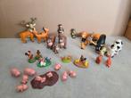 Speelgoed Boerderij- en Bosdieren + Emmer, Kinderen en Baby's, Ophalen of Verzenden, Gebruikt, Jongen of Meisje