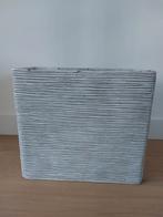 Witte bloempot - Rechthoekig merk Capi, Kunststof, Gebruikt, Binnen, Ophalen of Verzenden