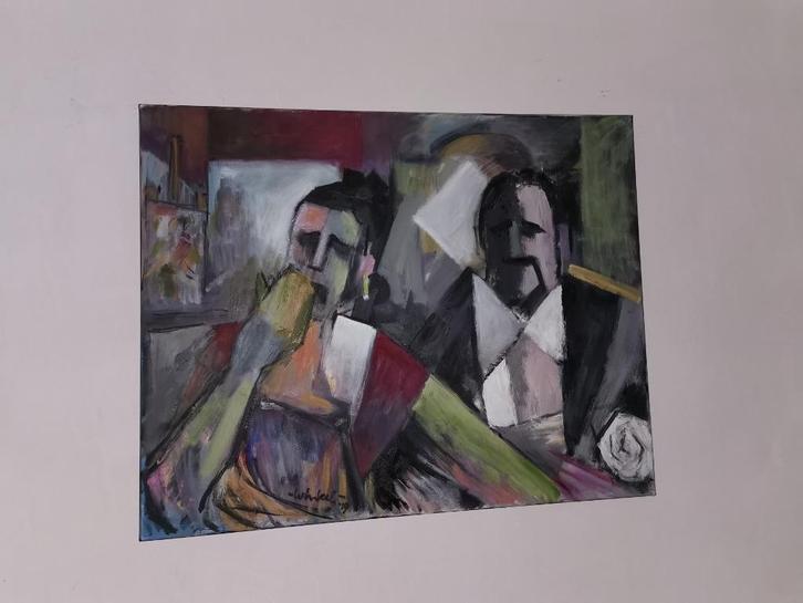 Origineel werk van Arien Winkel  Met certificaat, Antiek en Kunst, Kunst | Schilderijen | Klassiek, Ophalen