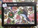 Kärnan puzzel 500 stukjes, parkieten, compleet, Hobby en Vrije tijd, Ophalen of Verzenden, 500 t/m 1500 stukjes, Gebruikt, Legpuzzel