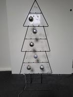 Metalen kerstboom inclusief decoratie, Diversen, Kerst, Ophalen