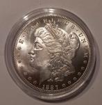 Morgan Dollar 1887 (S), Postzegels en Munten, Munten | Amerika, Ophalen of Verzenden, Noord-Amerika, Losse munt, Zilver