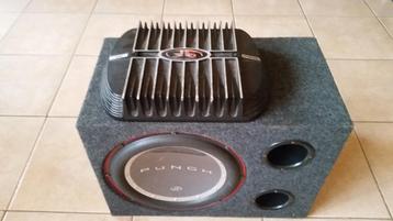 Dikke subwoofer met versterker van Rockford Fosgate beschikbaar voor biedingen