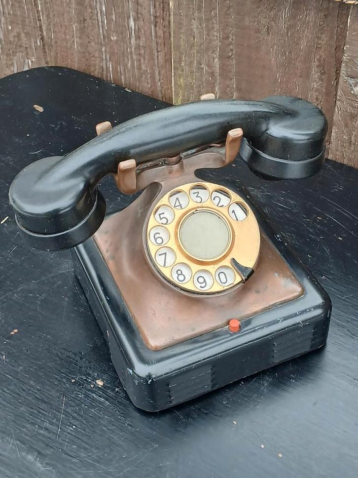 Vintage Bakelieten Telefoon, Antiek en Kunst, Antiek | Overige Antiek, Ophalen of Verzenden